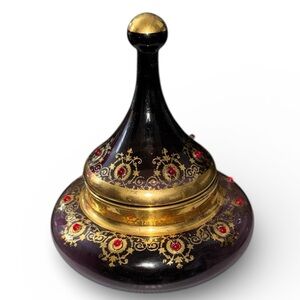 Murano/Czech Bohemian glass candy dish